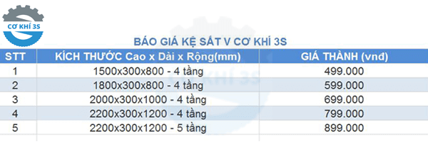 báo giá kệ để hồ sơ