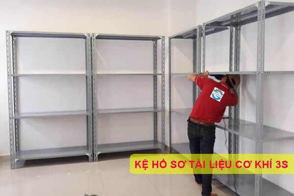 lắp đặt kệ để hồ sơ