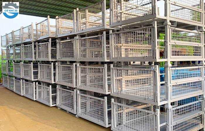 Pallet xếp chồng có lưới