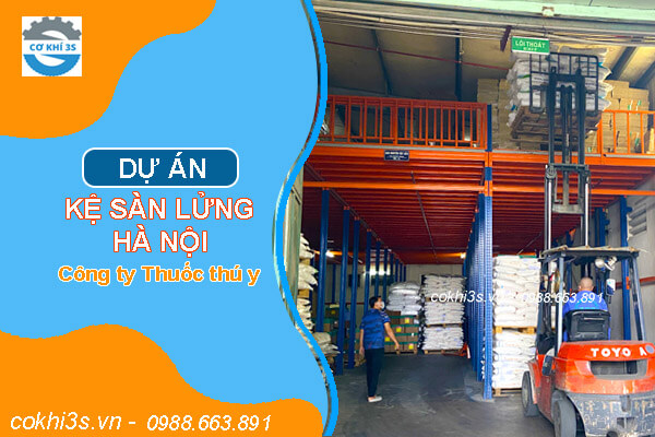 kệ sàn lửng kho hàng tại hà nội